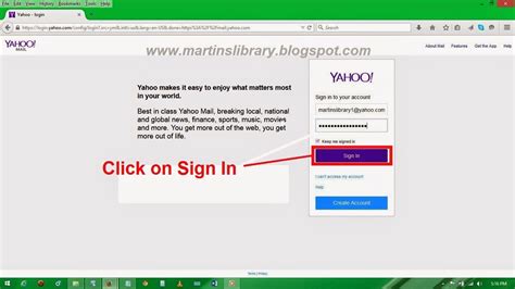 Yahoo Mail Sign In How To Sign In To
