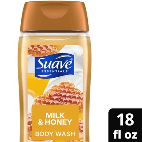 Suave Essentials Milk And Honey Gentle Body Wash 18 Fl Oz Kroger