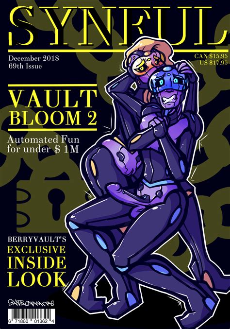 CYBORG SYNFUL MAGAZINE Vault Bloom 2 Commission YCH By