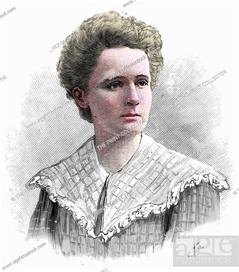 Marie Sklodowska Curie Polish Born French Physicist 1904 Artist