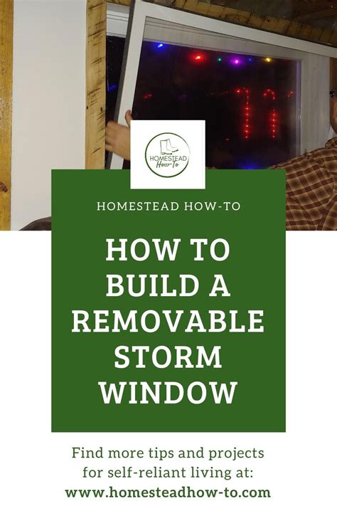 How To Build Your Own Storm Window Storm Windows Storm Diy Plans