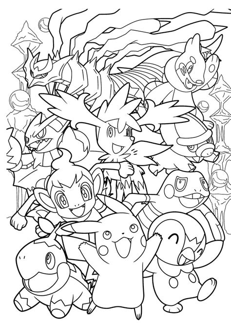Pokemon Pikachu Return To Childhood Adult Coloring Pages