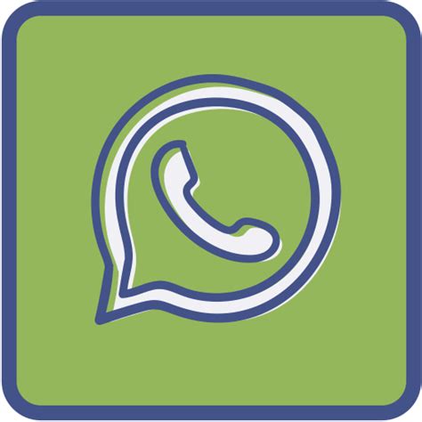 Metro Outline Whatsapp Icon Free Download On Iconfinder