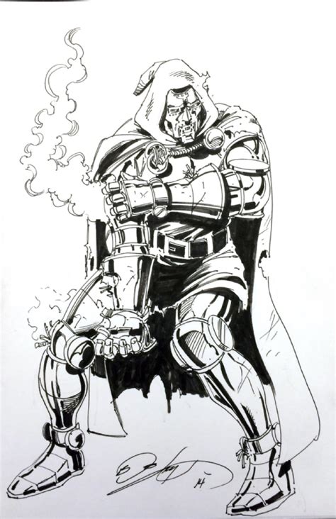 Dr Doom Bob Layton In Kevin Szetos Convention Sketches And