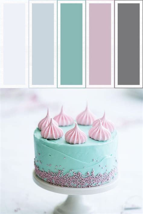 Birthday Cake Color Palette Colorful Cakes Color Palette Color