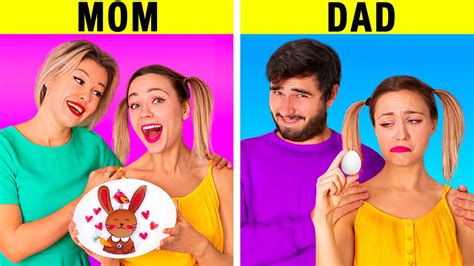 Mom Vs Dad 13 Funny Situations When Your Dad Becomes Mom Youtube