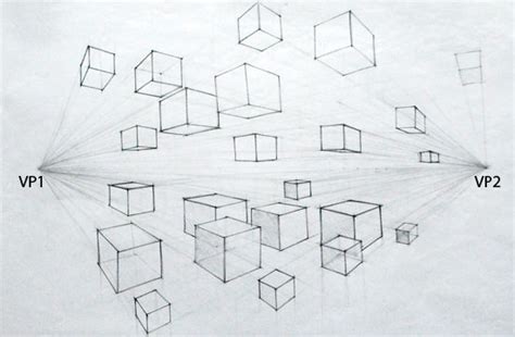 In order to fully understand perspective drawing it is helpful to print out a cube pattern,like the one pictured above, with each side of the cube a different color. D'source Perspective | Product Drawing | D'Source Digital ...