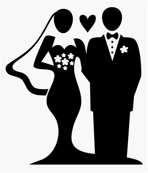 Transparent Wedding Party Silhouette Png Wedding Photography Icon Png