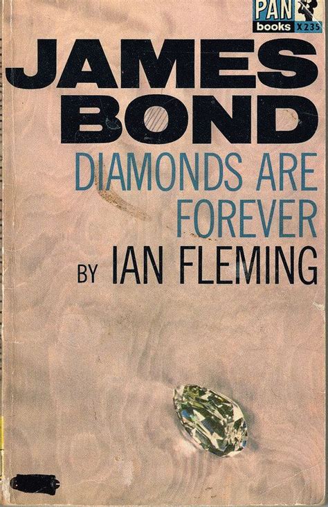 Diamonds Are Forever James Bond James Bond Books James Bond Movies