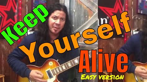 Queen Keep Yourself Alive Guitar Lesson By Mike Ruggirello Youtube