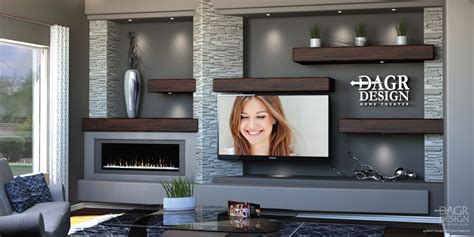 Custom Tv Fireplace Wall Unit Designs Terencefenix
