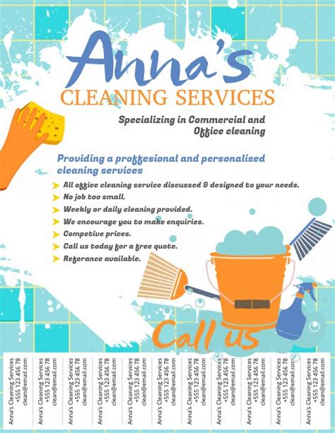 Flyer Template Cleaning Companies Flyers How To Have A Fantastic Flyer
