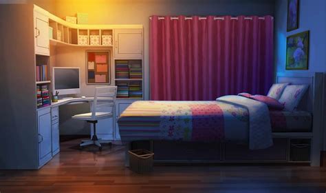 Anime Bedroom Background