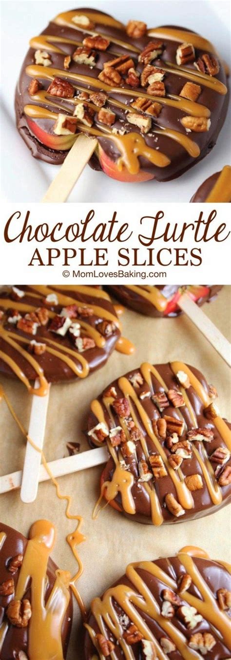 Now it's time to dip: Chocolate Turtle Apple Slices | Recipe (With images ...