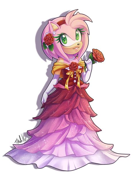At Amy Rose In Bloom By Metalpandora On Deviantart