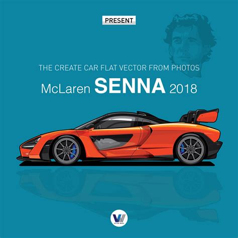 Mclaren Senna Автомобиль иллюстрации Автомобиль Иллюстрации