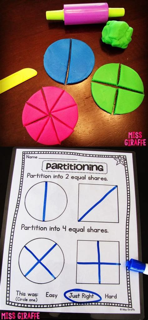 Fractions in First Grade | Teaching Math | Teaching fractions, Fraction