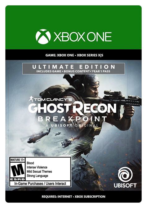 Tom Clancys Ghost Recon Breakpoint Ultimate Edition Xbox One Xbox