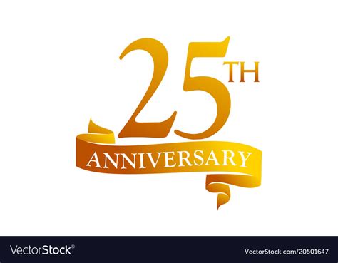 25 years anniversary gift, 25th anniversary art print, personalized anniversary gift for parents, anniversary gift for wife funny gift. 25 year ribbon anniversary Royalty Free Vector Image