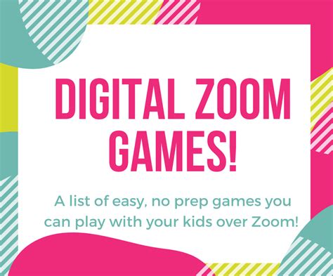 Check spelling or type a new query. Digital Zoom Game Ideas - Deeper KidMin