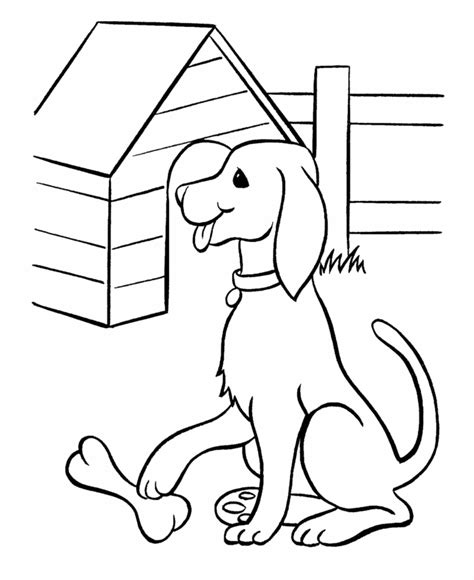 Free Dog House Coloring Page Download Free Dog House Coloring Page Png
