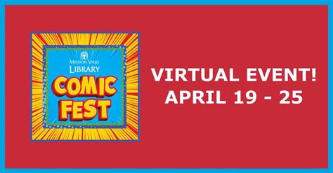 Mission Viejo Librarys Virtual Comic Fest Convention Scene