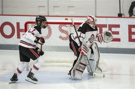 women s ice hockey buckeyes secure 11th straight win after sweep against no 1 wisconsin