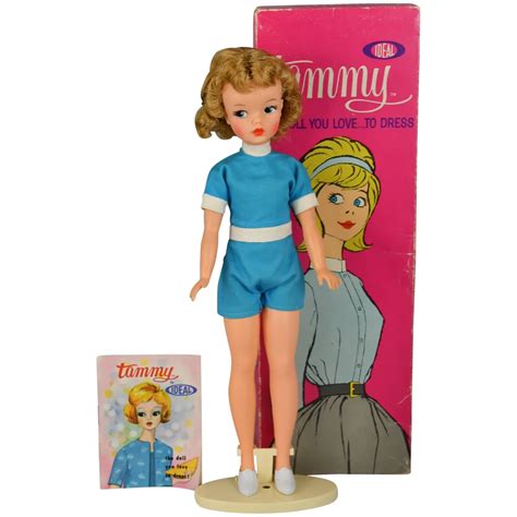 Vintage Blonde Tammy Doll High Color Original Hair Set Mib C 1964 Ruby Lane