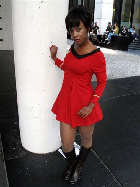 130 Star Trek Tos Skant Uniform Dress Lt Uhura Star Trek Cosplay