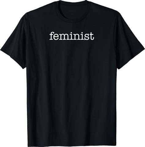 Amazon Com Simple Feminist Shirt For Feminists Feminism Minimalist T Shirt Clothing Shoes