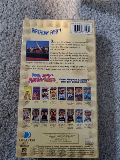 You Re Invited To Mary Kate And Ashley S Birthday Party VHS 1997