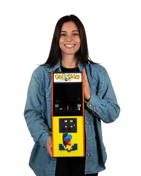 Official Pac Man Quarter Size Arcade Cabinet Crescent Geek
