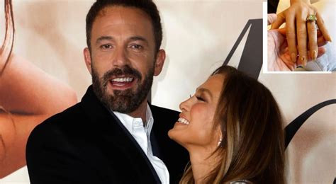 Jennifer Lopez Reveals The Romantic Message That Ben Affleck Engraved On Her Engagement Ring