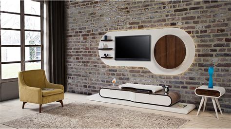 Modern art deco style living room with trendy green. 20 Best Ideas of Trendy Tv Stands