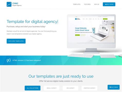 Plantilla Web Premium Profesional Digital Agency Plantillas HTML