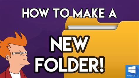 How To Create A Folder On Windows Youtube