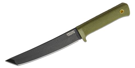 Cold Steel 49lrt Odbk Recon Tanto Fixed 7 Black Sk 5 Blade Od Green