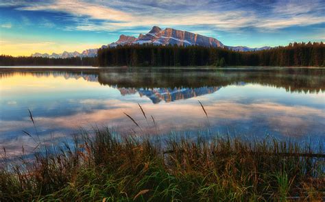 Download Banff National Park Good Morning Wallpaper