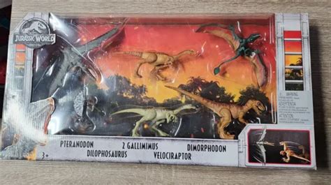 Jurassic World Legacy Collection Jurassic Park Dinosaur Pack Of 6 Htf Rare £4738 Picclick Uk