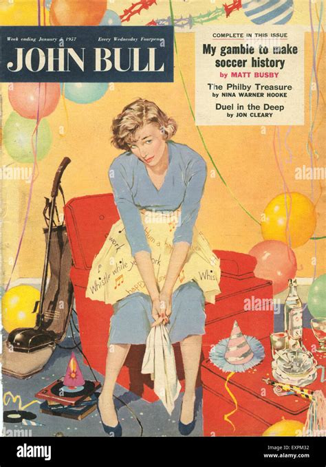 1950s Uk John Bull Magazine Cover Stock Photo Alamy