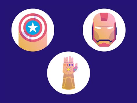 Marvel Icons By James Round On Dribbble