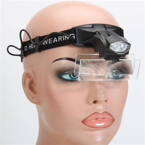5 lens 1 3 5x led light lamp loop head headband magnifier magnifying glass loupe ebay