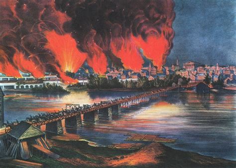 American Civil War Fall Of Richmond 1865 Poster Print By Science