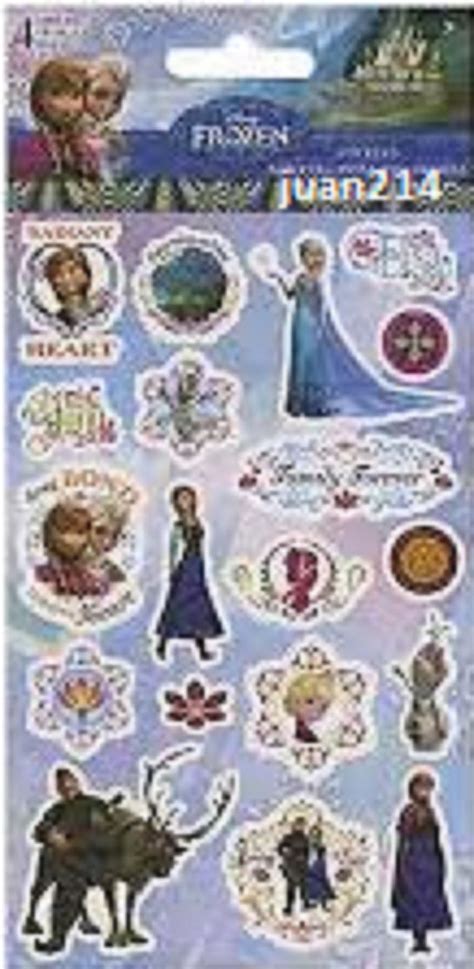 Sandylion Disney Frozen Stickers 4 Sticker Sheets Scrapbook Anna Elsa