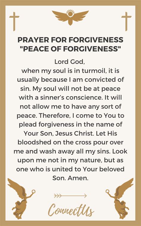 25 Strong Prayers For Forgiveness Of Sins Connectus