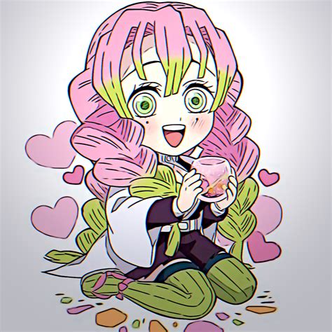 Mitsuri Kanroji Icon Anime Chibi Anime Anime Demon