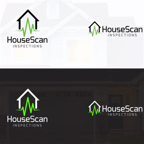 Modern Home Inspection Company Logo With Focus On Tech Logo Design