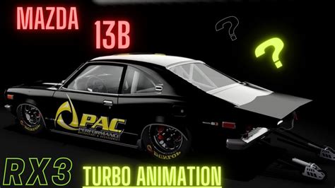 Assetto Corsa Mazda Rx3 Drag W Turbo Function And Red Hot Exhaust