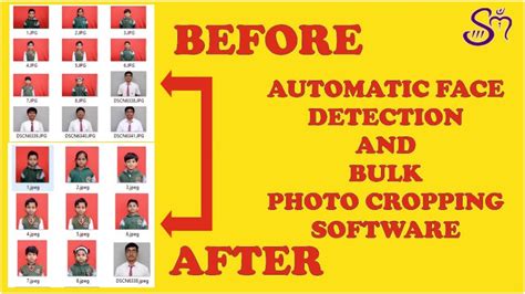 Automatic Bulk Photo Cropping Software For Student Id Card Software