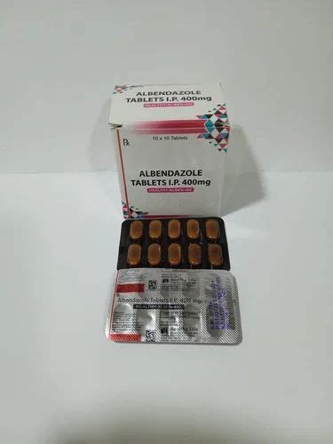 Healthy Alben 400 Albendazole Chewable Tablet Ip 400mg At Rs 180box In